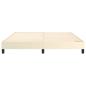Preview: Boxspringbettgestell Creme 160x200 cm Kunstleder