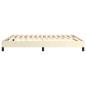 Preview: Boxspringbettgestell Creme 160x200 cm Kunstleder