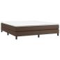 Preview: Boxspringbettgestell Braun 180x200 cm Kunstleder