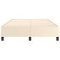 Preview: Boxspringbettgestell Creme 140x190 cm Kunstleder