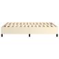 Preview: Boxspringbettgestell Creme 140x190 cm Kunstleder