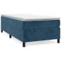 Preview: Boxspringbettgestell Dunkelblau 80x200 cm Samt