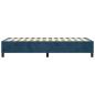 Preview: Boxspringbettgestell Dunkelblau 80x200 cm Samt
