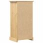 Preview: Nachttisch Corona 53x39x103 cm Massivholz Kiefer