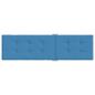 Preview: Liegestuhl-Auflage Melange Blau (75+105) x 50 x 4 cm Stoff