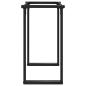 Preview: Esstisch-Gestell in O-Form 80x40x73 cm Stahl