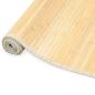 Preview: Teppich Bambus 80x300 cm Natur