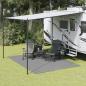 Preview: ARDEBO.de - Zeltteppich Anthrazit 3,5x2,5 m