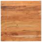 Preview: ARDEBO.de - Tischplatte 80x80x2,5 cm Quadratisch Massivholz Akazie