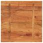 Preview: Tischplatte 80x80x2,5 cm Quadratisch Massivholz Akazie