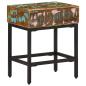 Preview: Beistelltisch 40x30x51 cm Altholz Massiv
