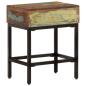 Preview: Beistelltisch 40x30x51 cm Altholz Massiv