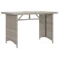 Preview: 6-tlg. Garten-Sofagarnitur mit Kissen Hellgrau Poly Rattan