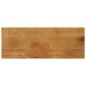 Preview: ARDEBO.de - Tischplatte 80x20x3,8 cm Rechteckig Massivholz Mango