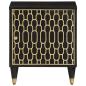 Preview: Nachttisch 40x33x46 cm Massivholz Mango