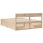 Preview: Massivholzbett ohne Matratze 140x200 cm Kiefernholz