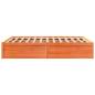 Preview: Massivholzbett ohne Matratze Wachsbraun 140x190 cm Kiefernholz