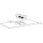 Preview: Glaskeramik-Kochfeld mit 2 Platten Touch Control 3000 W