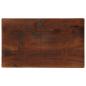 Preview: Tischplatte 50x20x3,8 cm Rechteckig Altholz Massiv