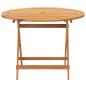 Preview: 5-tlg. Garten-Essgruppe Polypropylen und Massivholz Beige