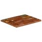 Preview: Tischplatte 60x50x2,5 cm Rechteckig Altholz Massiv