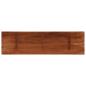 Preview: Tischplatte 110x20x3,8 cm Rechteckig Altholz Massiv