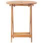 Preview: 3-tlg. Bistro-Set Grau Polypropylen und Massivholz