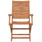 Preview: Klappstühle, 8 Stück, 57 x 66 x 95 cm, Massivholz Akazie