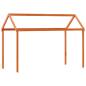 Preview: Hochbett mit Dach Wachsbraun 90x190 cm Massivholz Kiefer