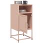 Preview: Nachttische 2 Stk. Rosa 36x39x78 cm Stahl