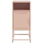 Preview: Nachttische 2 Stk. Rosa 36x39x78 cm Stahl
