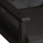 Preview: Sessel Schwarz Echtleder