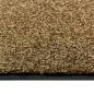 Preview: Fußmatte Waschbar Braun 60x180 cm