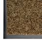 Preview: Fußmatte Waschbar Braun 60x180 cm