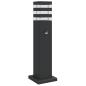 Preview: Wegeleuchte mit Bewegungsmelder Schwarz 50 cm Aluminium