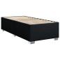 Preview: Bettgestell ohne Matratze Schwarz 90x200 cm Stoff