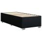 Preview: Bettgestell ohne Matratze Schwarz 90x200 cm Stoff