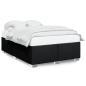 Preview: Bettgestell ohne Matratze Schwarz 160x200 cm Stoff
