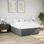 Preview: ARDEBO.de - Bettgestell ohne Matratze Dunkelgrau 140x200 cm Stoff