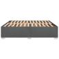Preview: Bettgestell ohne Matratze Dunkelgrau 180x200 cm Stoff