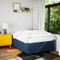 Preview: ARDEBO.de - Bettgestell ohne Matratze Blau 120x200 cm Stoff