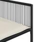 Preview: 5-tlg. Garten-Essgruppe mit Kissen Schwarz Poly Rattan