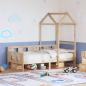 Preview: ARDEBO.de - Tagesbett mit Dach 80x200 cm Massivholz Kiefer