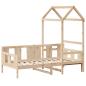 Preview: Tagesbett mit Dach 80x200 cm Massivholz Kiefer