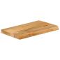 Preview: Tischplatte mit Baumkante 40x20x3,8 cm Massivholz Mango