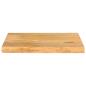 Preview: Tischplatte mit Baumkante 40x30x3,8 cm Massivholz Mango