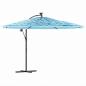 Preview: Sonnenschirm mit Stahlmast Blau 290x290x238 cm