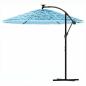 Preview: Sonnenschirm mit Stahlmast Blau 290x290x238 cm