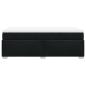 Preview: Boxspringbett mit Matratze Schwarz 90x190 cm Stoff