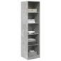 Preview: Kleiderschrank Betongrau 50x50x200 cm Holzwerkstoff